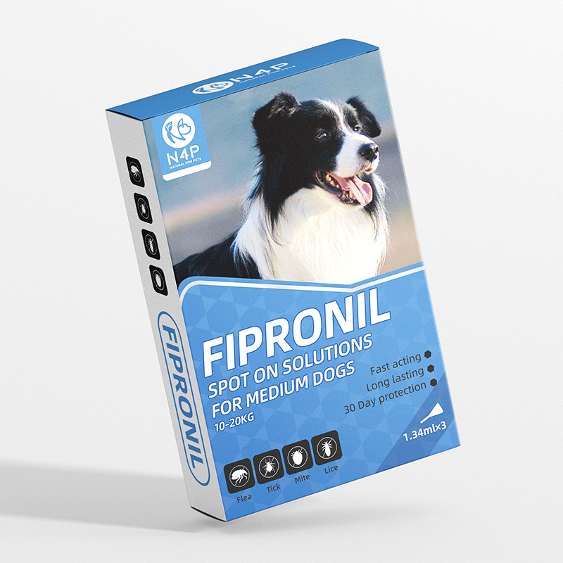 N4P Fipronil Transdermal Solution Dogs Cats Dewormer