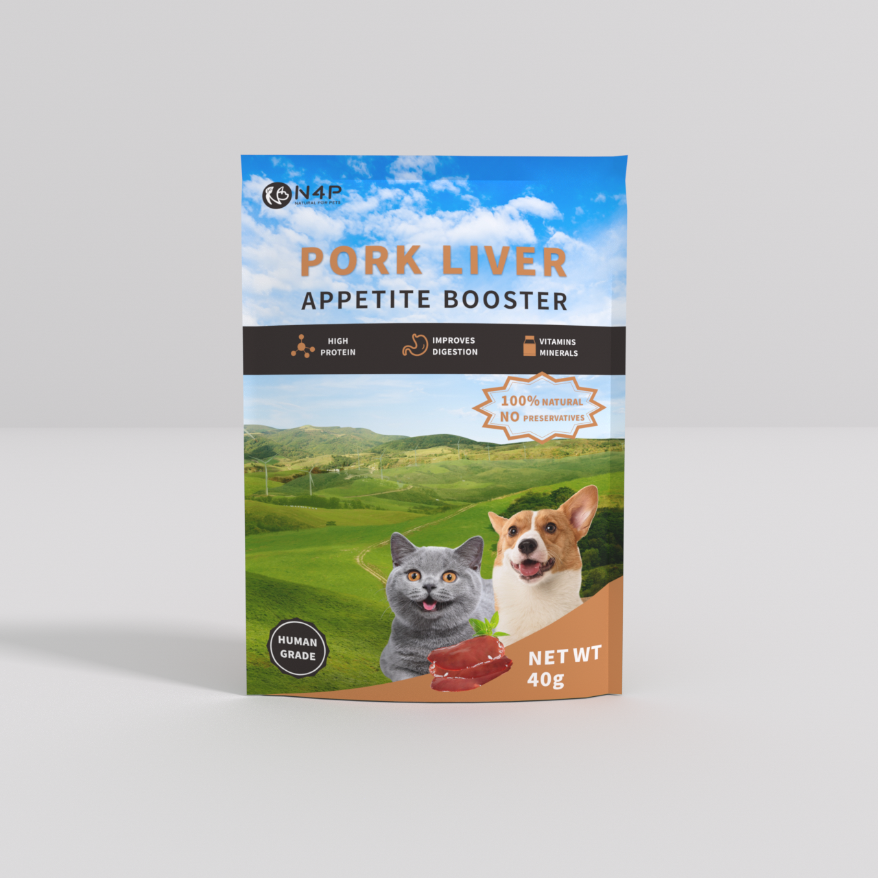 N4P Liver Powder for Dogs and Cats