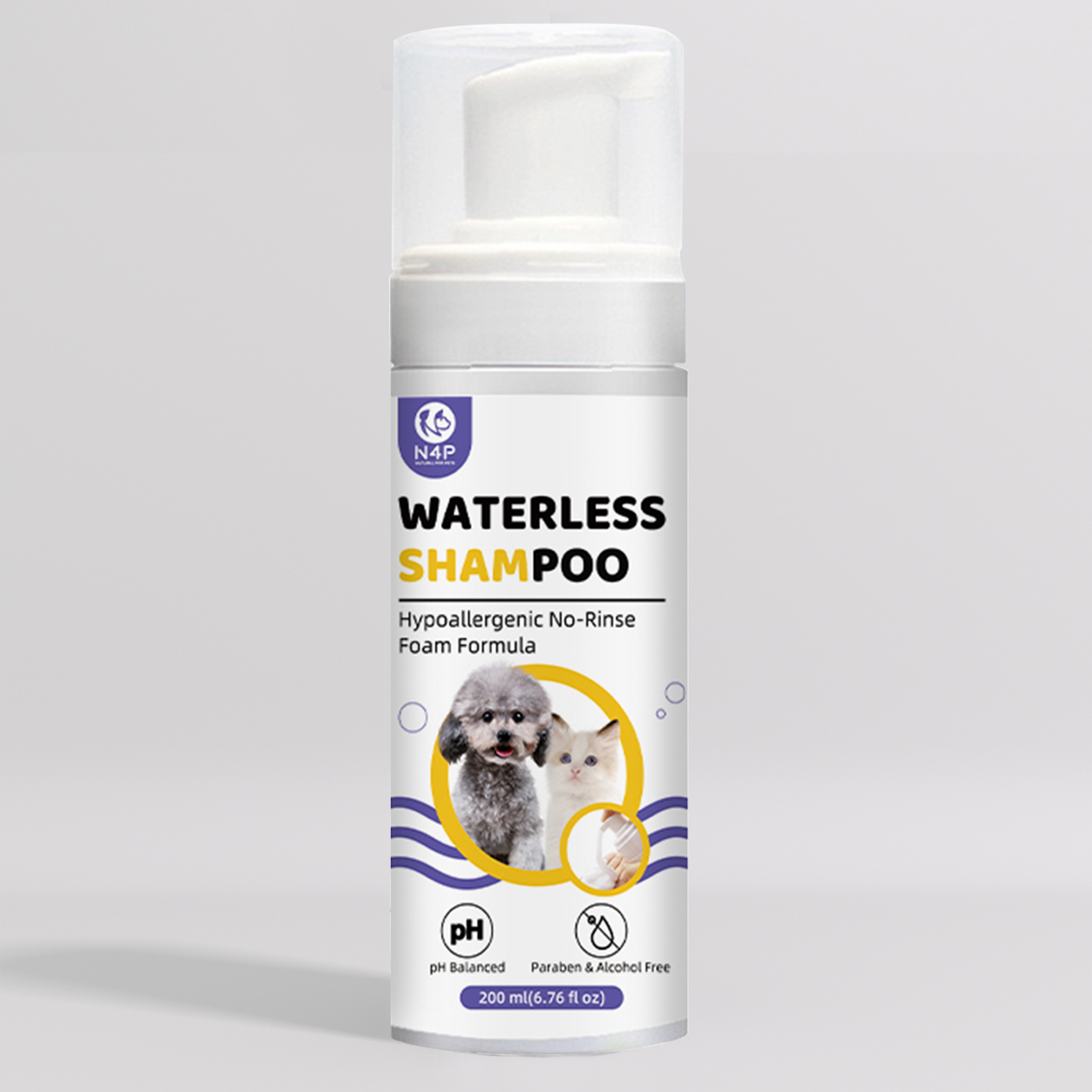 N4P No-Rinse Waterless Shampoo Foam for Cats: The Perfect Solution for Your Cats