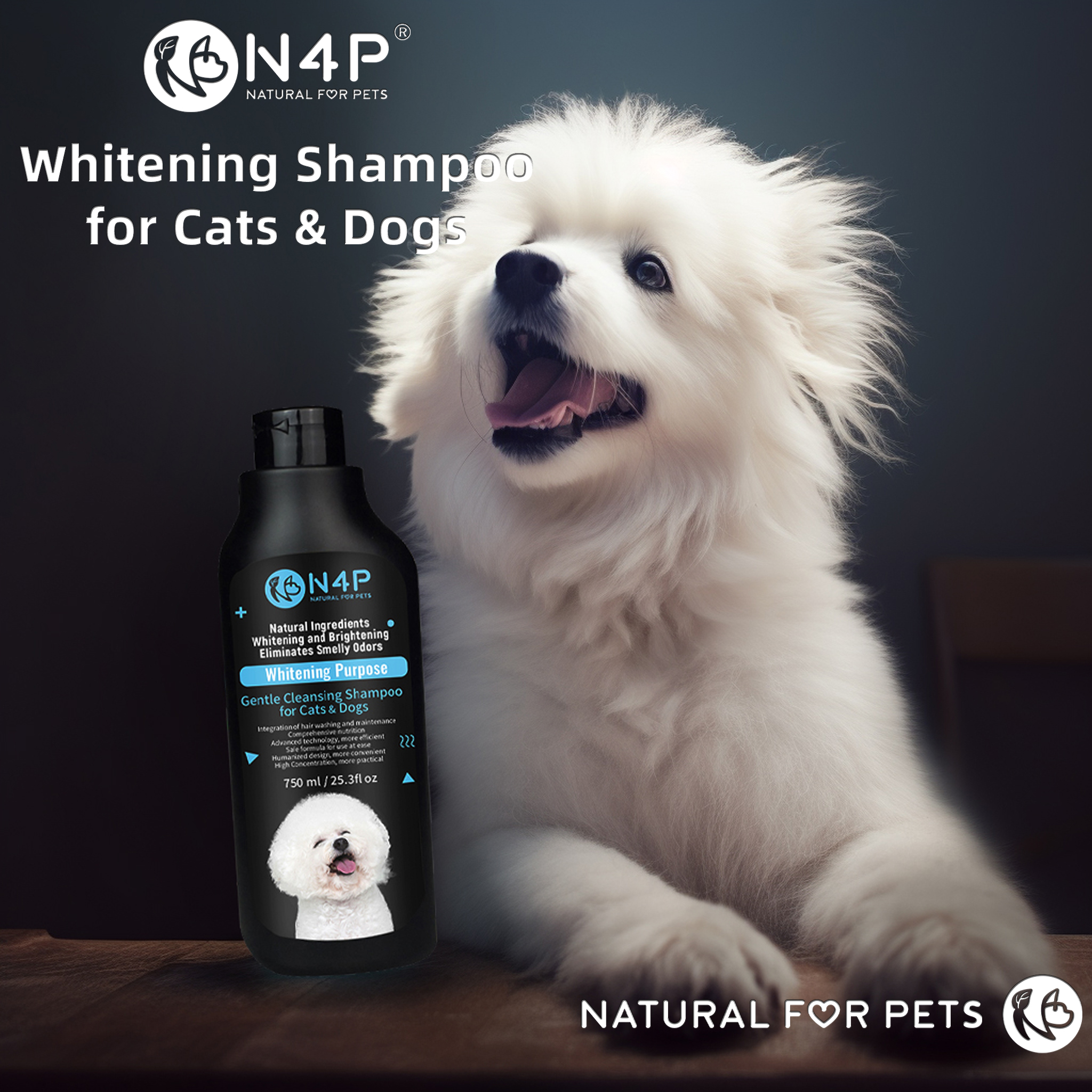 The ultimate solution for brightening your pet’s white fur!