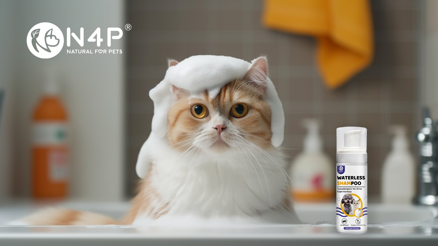 Caring for Pets Naturally with N4P Waterless Shampoo