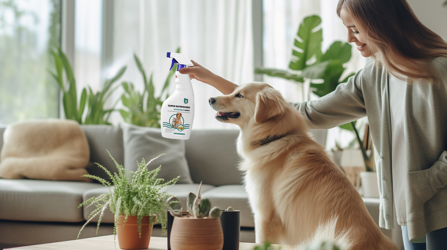 Say Goodbye to Pet Odors with N4P Pet Deodorant Spray!
