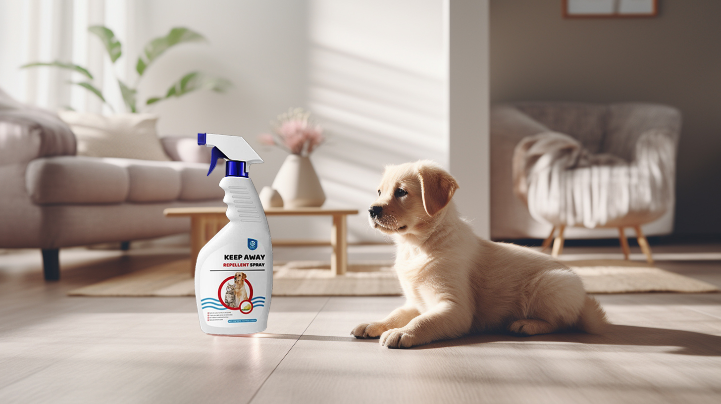 Keep Your Home Pristine with N4P Pet Keep Away Repellent Spray!