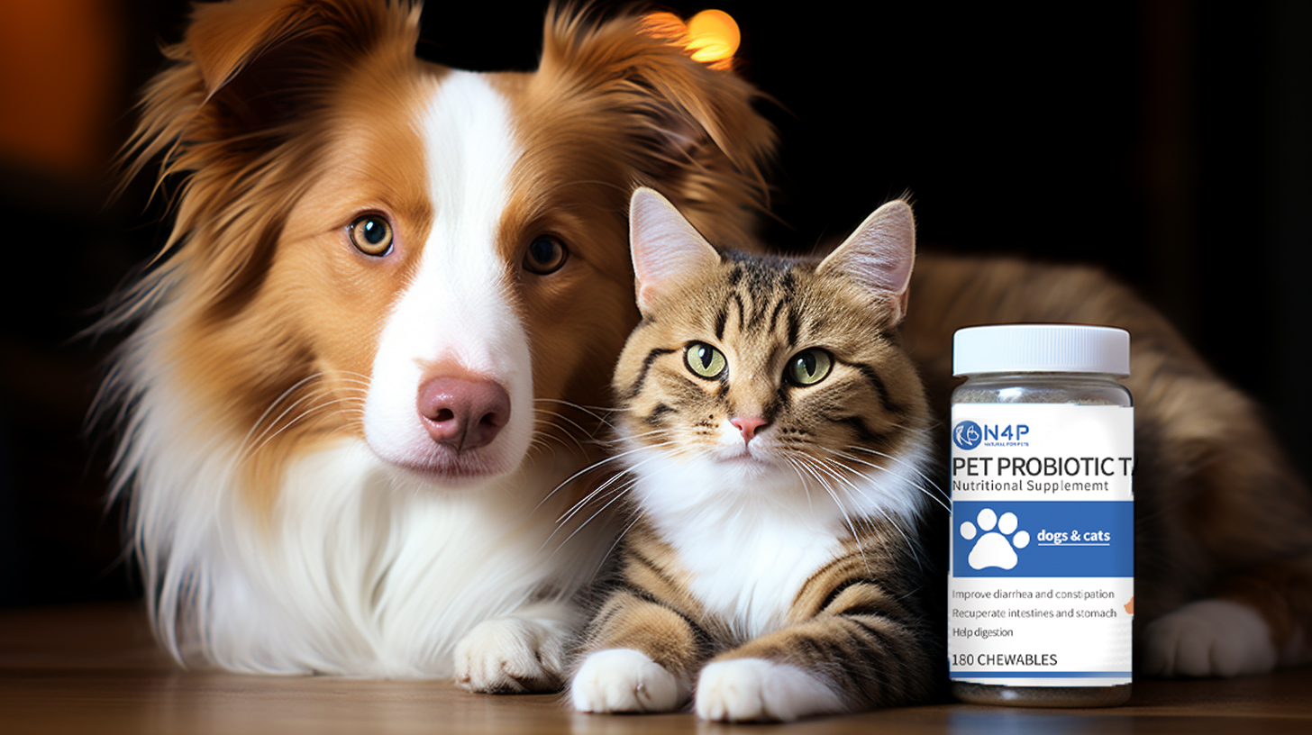 Unlock the Full Potential of Your Beloved Pet with N4P Pet Probiotic Tablets!